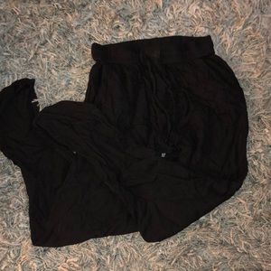 Black flowy pants